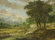 Eglon van der Neer Gebirgslandschaft oil